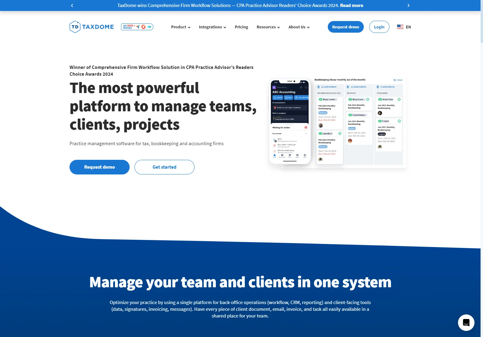 TaxDome: Empowering Accounting Firms with Advanced Management