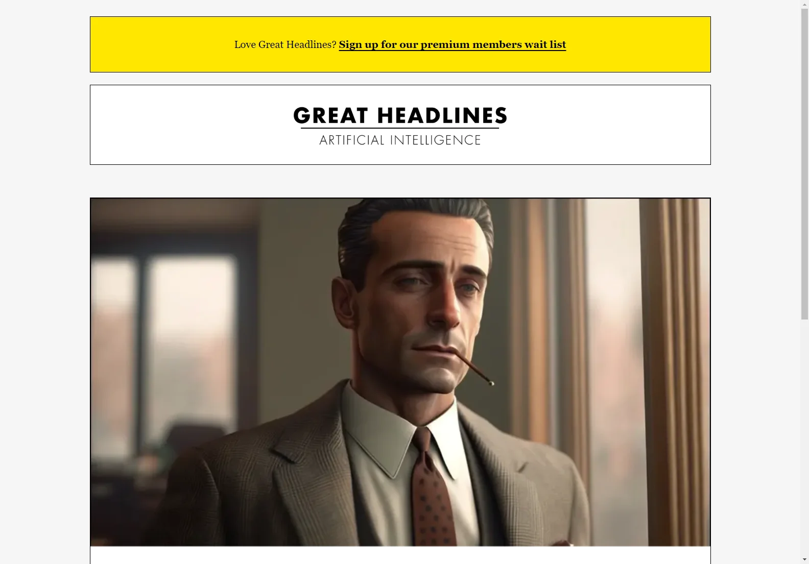 Great Headlines: AI-Powered Headline Creation for Success