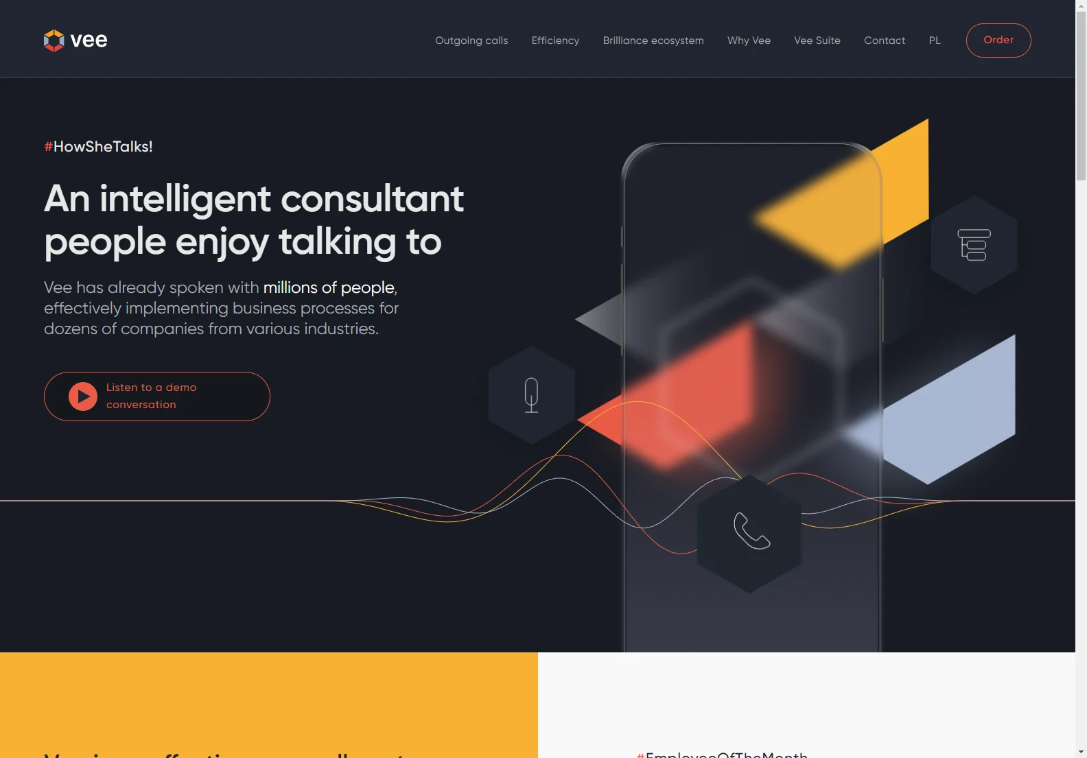 Vee: The Intelligent Consultant for Efficient Business Operations