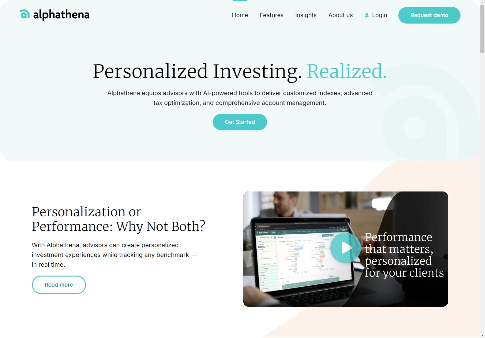 Alphathena: Unleashing the Power of Personalized Investing