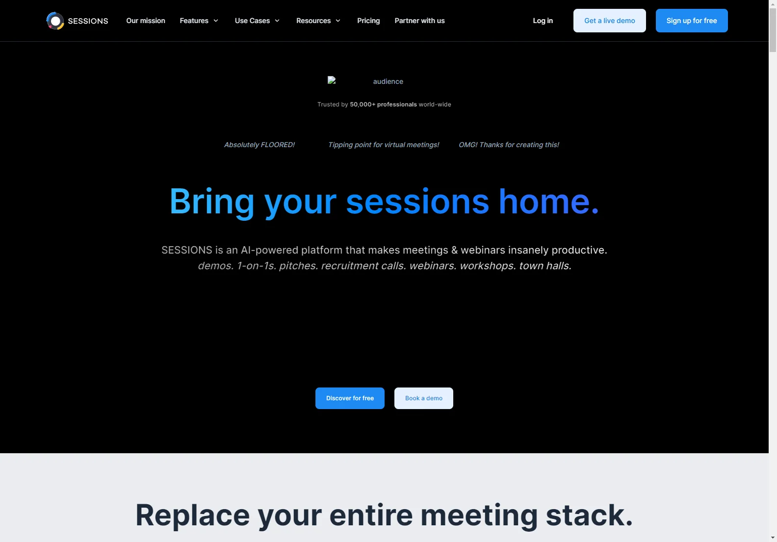 Sessions.us: The AI-Powered Platform for Productive Virtual Meetings