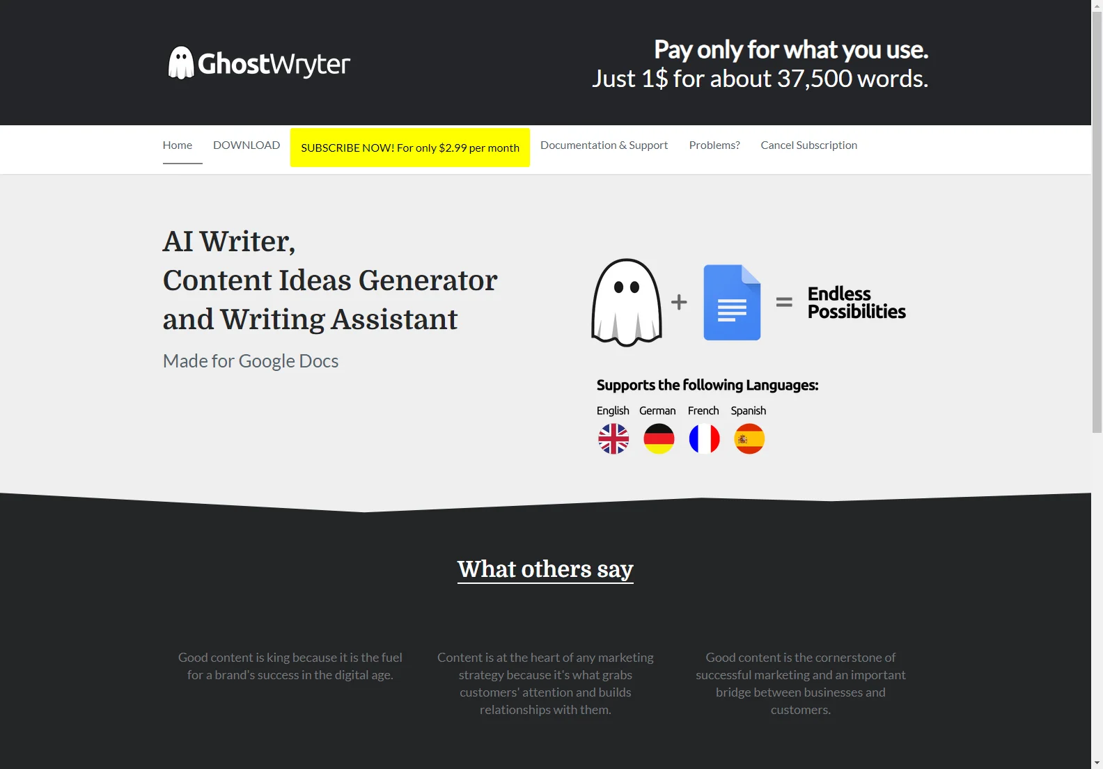 GPT GhostWryter: The Ultimate AI Writing Assistant for Google Docs