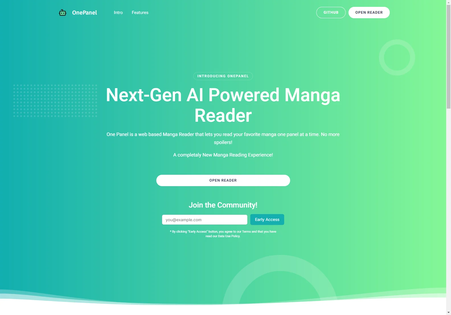 One Panel: The Next-Gen Manga Reading Experience
