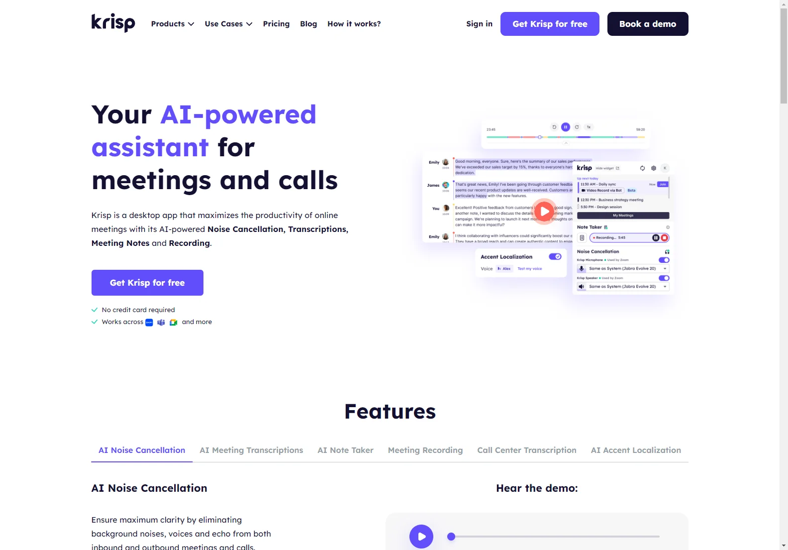 Krisp: The Ultimate AI Meeting Assistant for Productivity