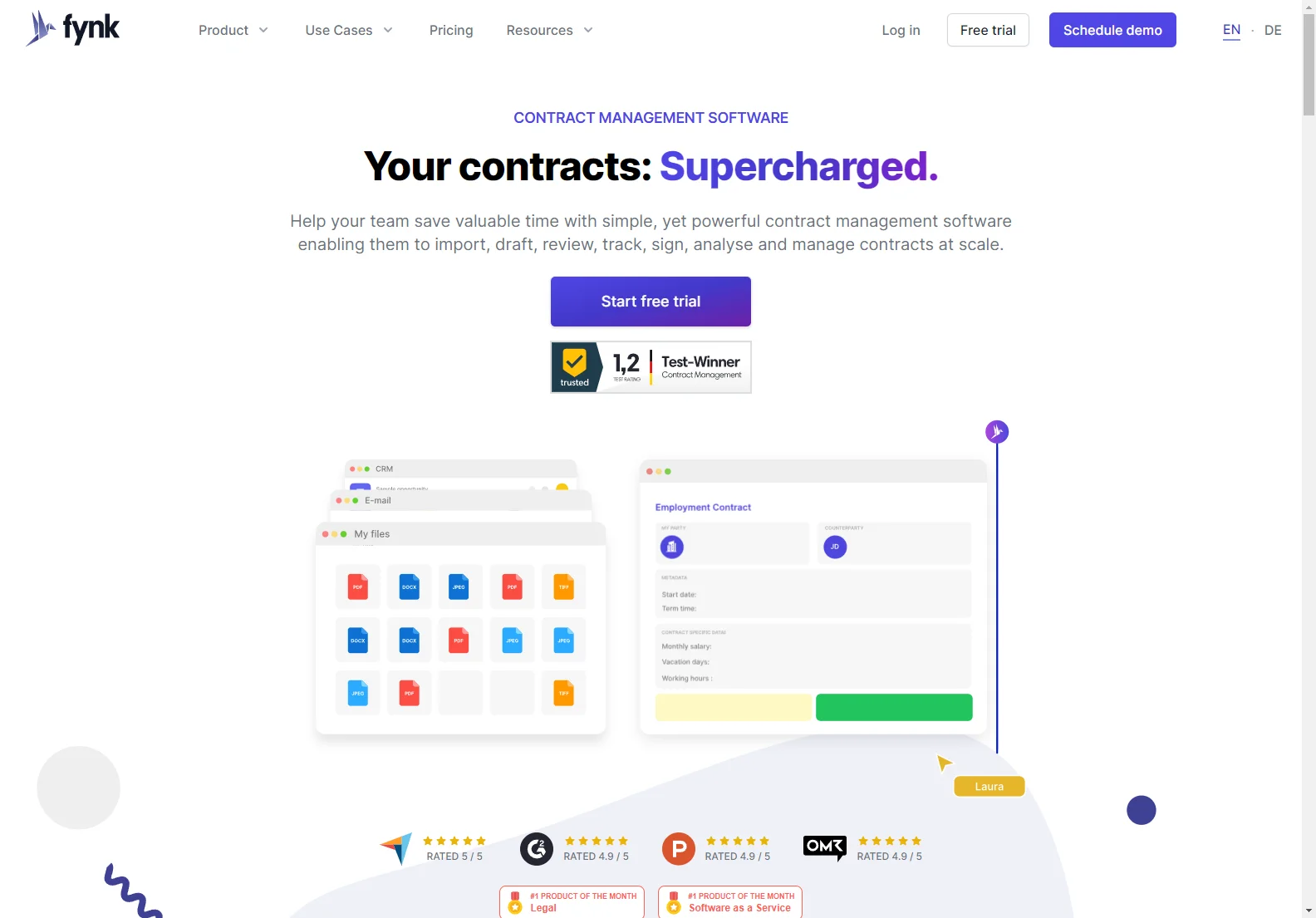 fynk: AI-Powered Contract Management Software for Efficiency