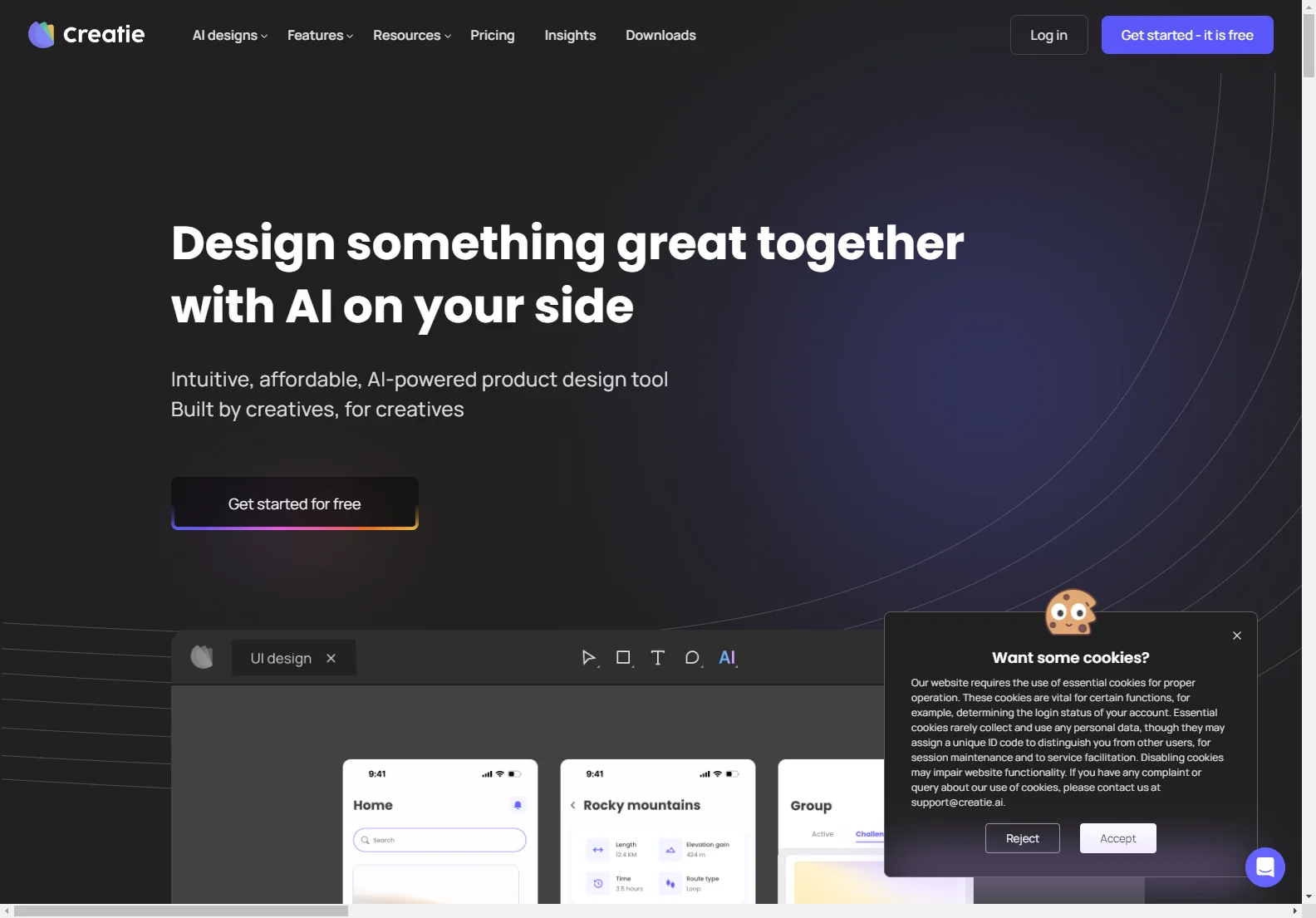 Creatie: Intuitive AI-Powered Product Design Software for Effortless Creation