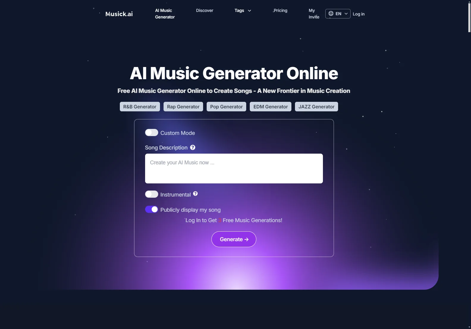 Musick.ai: Unleash Your Musical Creativity with AI