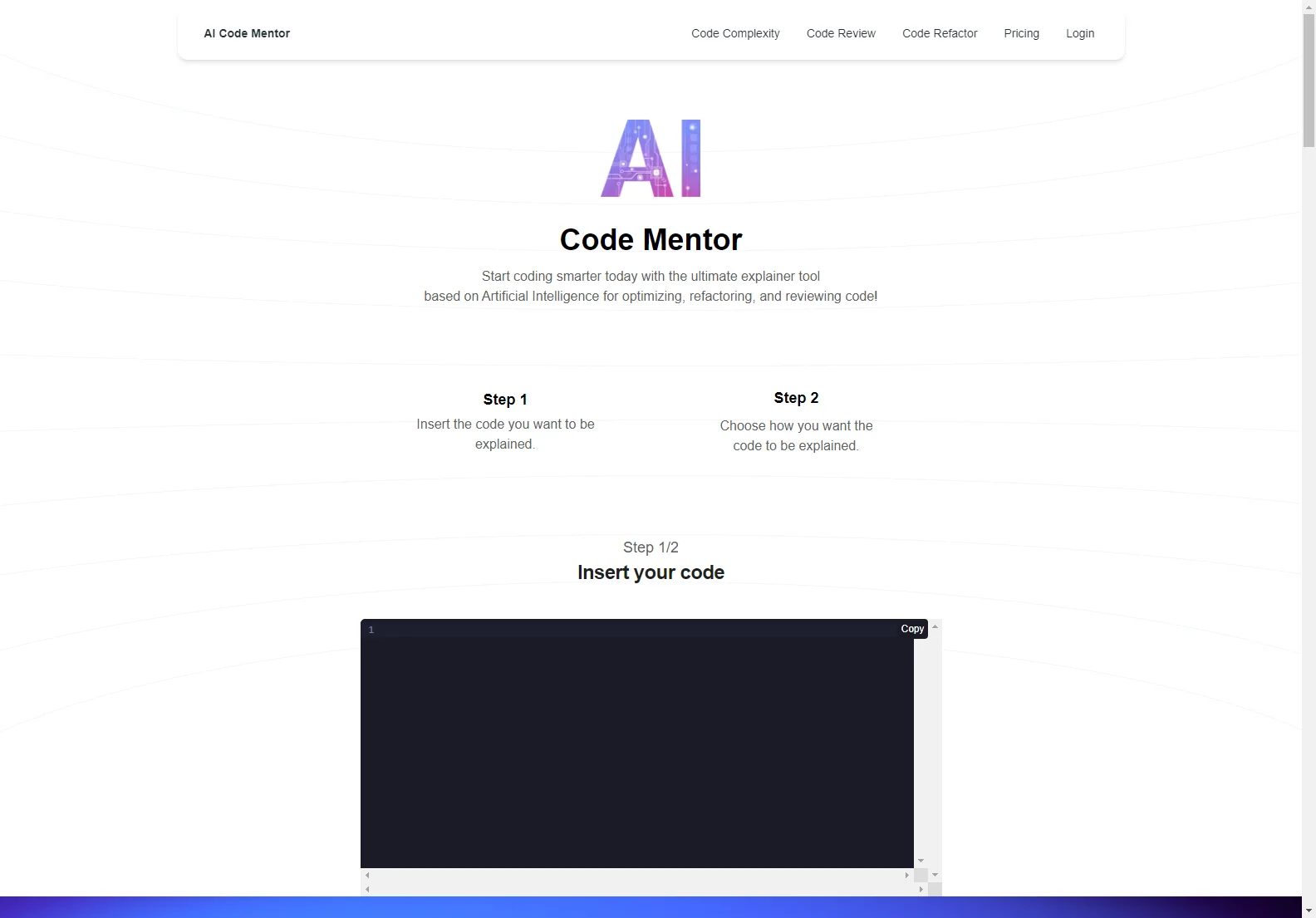 AI Code Mentor: Optimize, Refactor, and Review Your Code