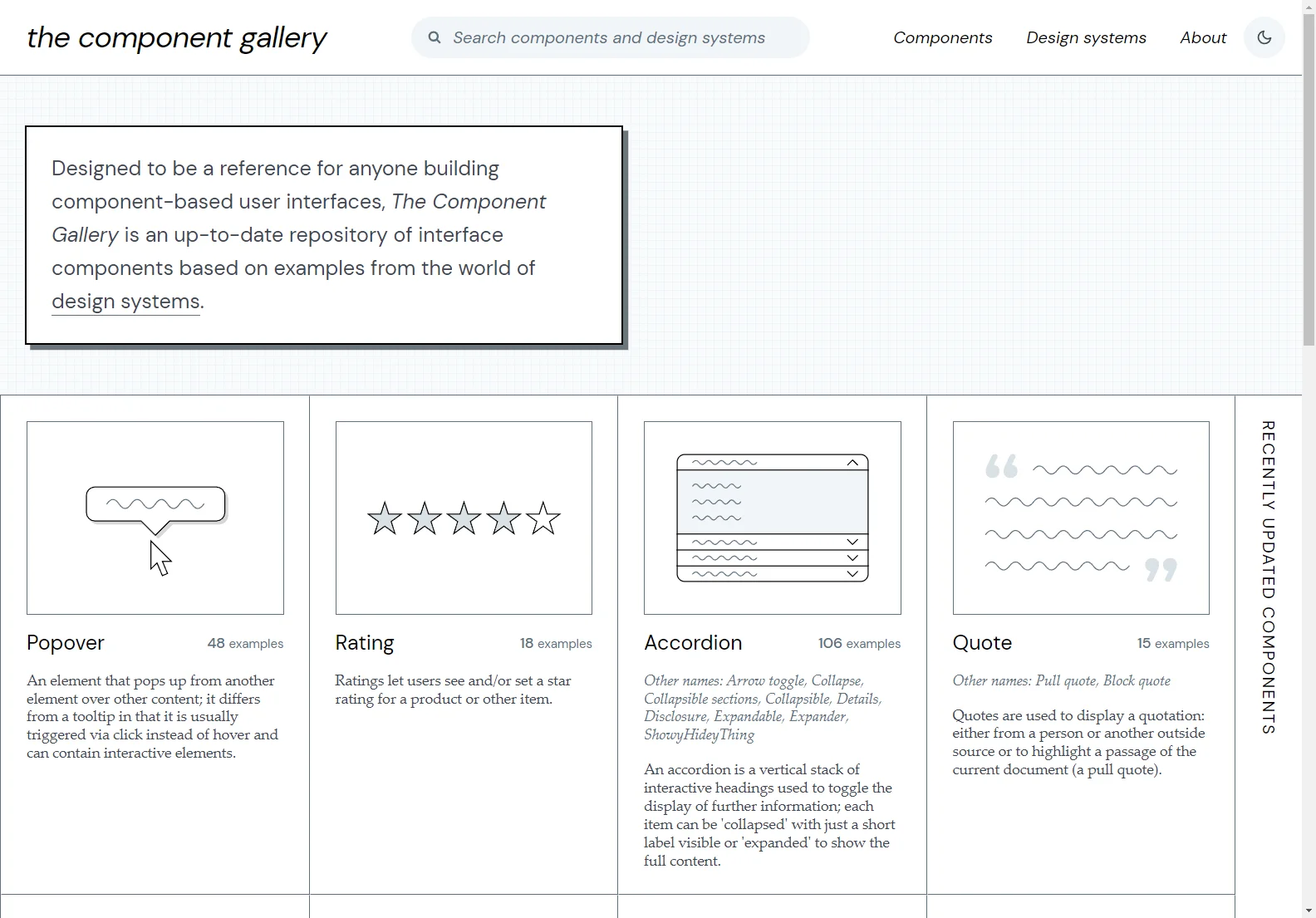 The Component Gallery: Your UI Component Reference