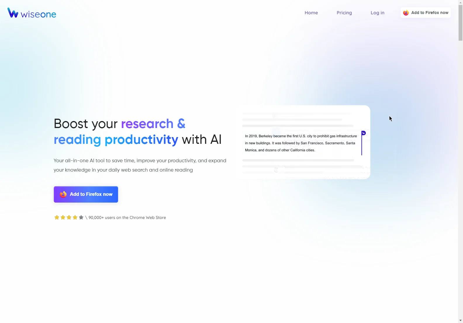 Wiseone: Enhancing Web Search and Reading with AI