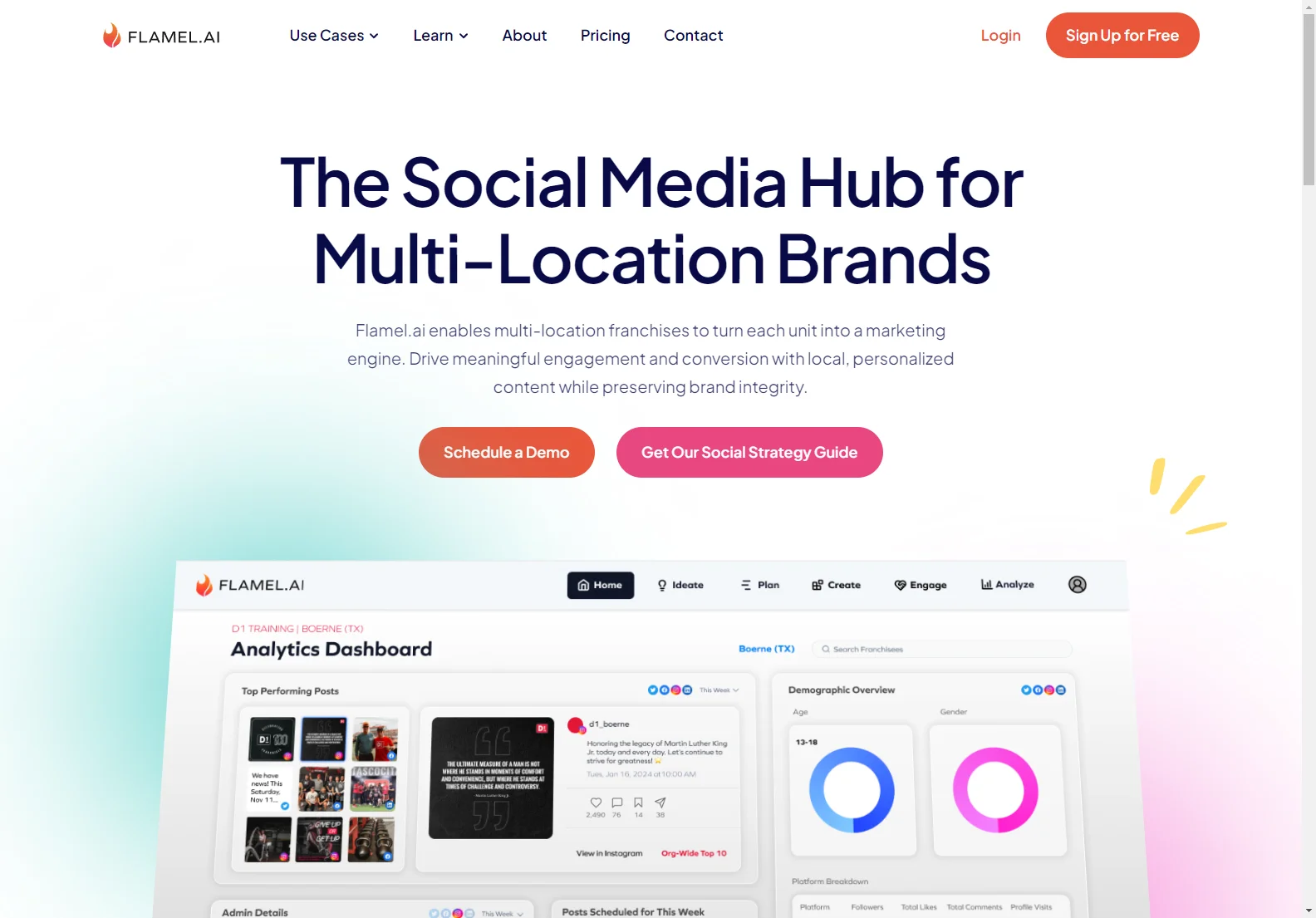 Flamel.ai: Empowering Multi-Location Brands on Social Media