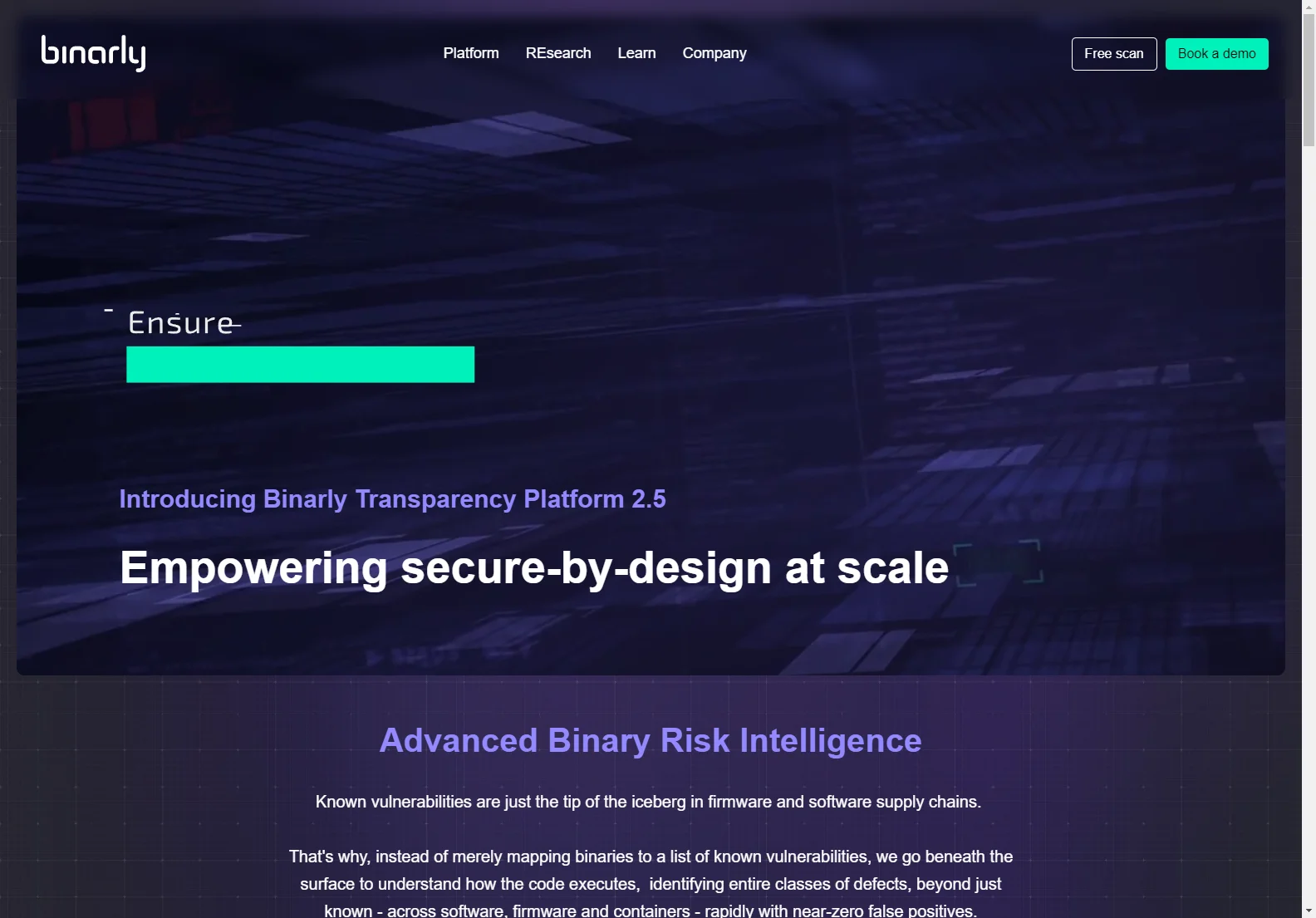 BINARLY: Empowering Firmware Security and Supply Chain Risk Management