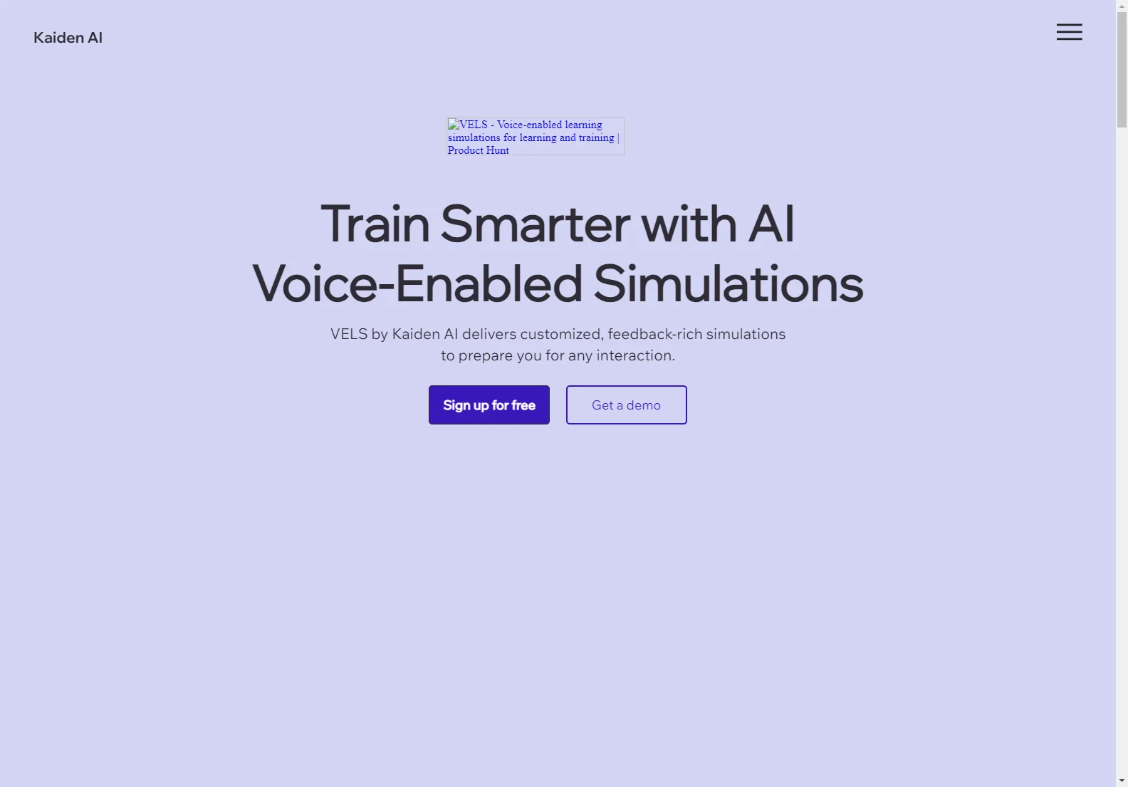 Kaiden AI: Empowering Training with AI Voice-Enabled Simulations