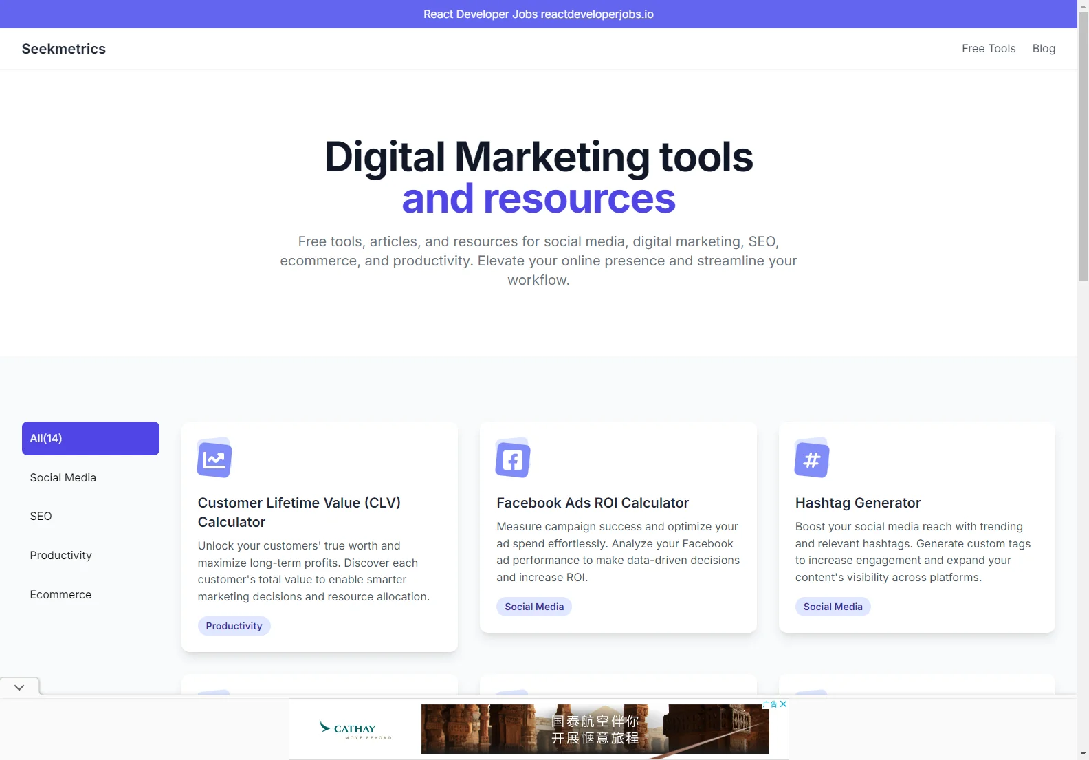 Seekmetrics: Unlock Your Social Media and Digital Marketing Potential