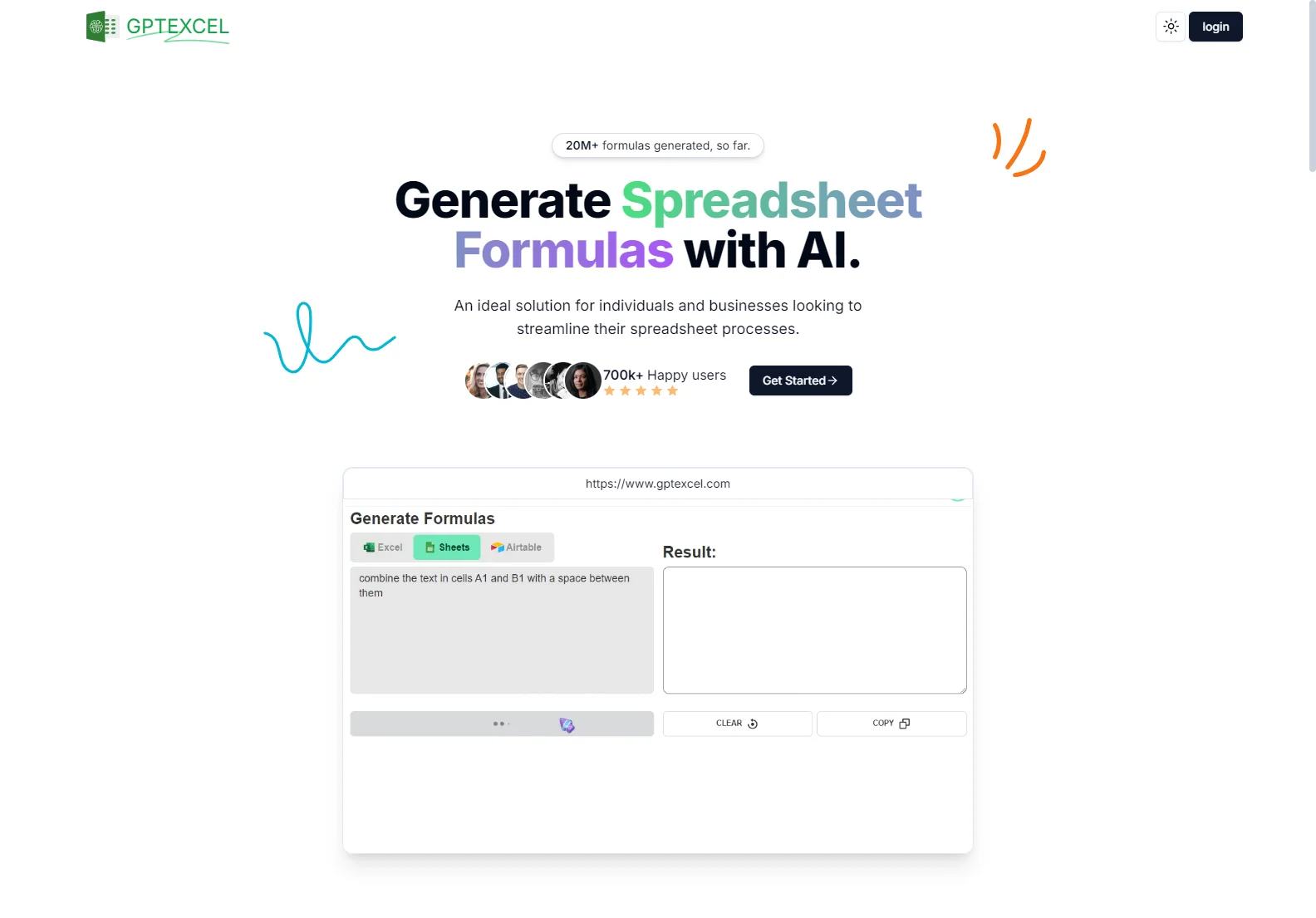 GPTExcel - Boost Your Spreadsheet Productivity with AI