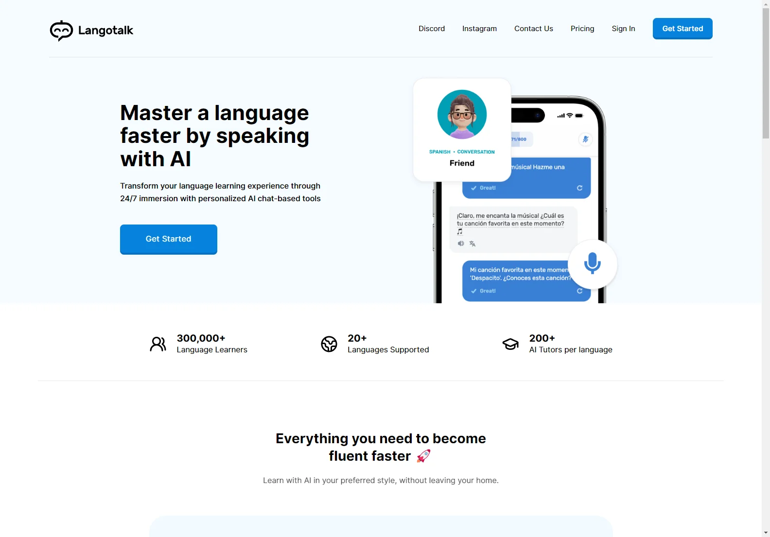 Langotalk: Accelerate Language Learning with AI