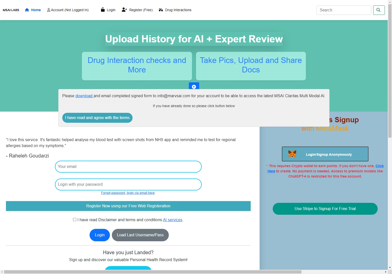 Login: Unlock AI-Powered Services and Insights