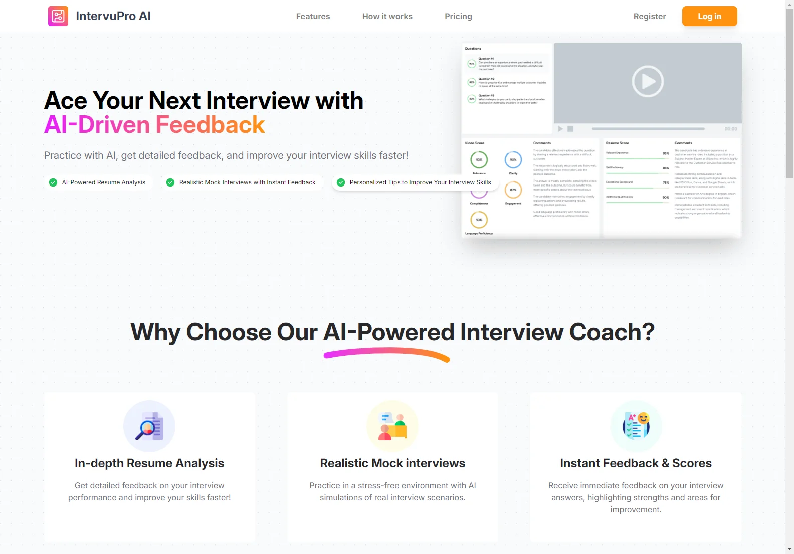 IntervuPro AI: Boost Your Interview Skills with AI Feedback