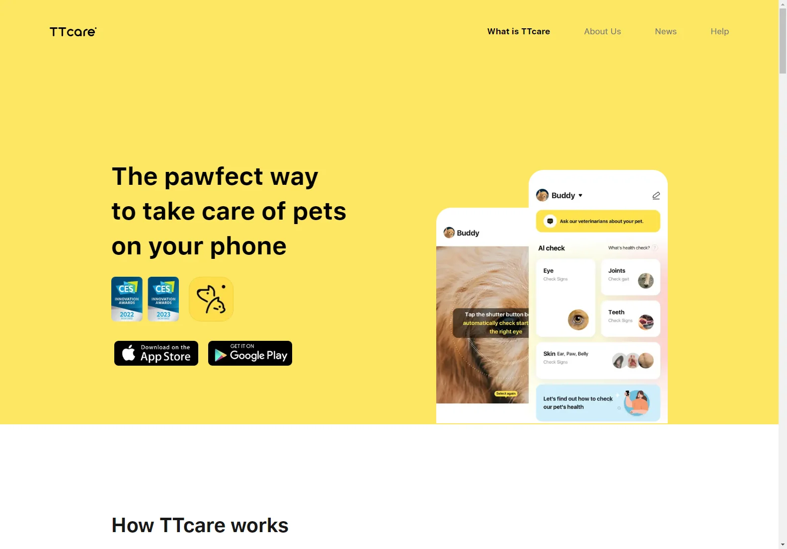 TTcare: The Ultimate Pet Health App with AI Precision