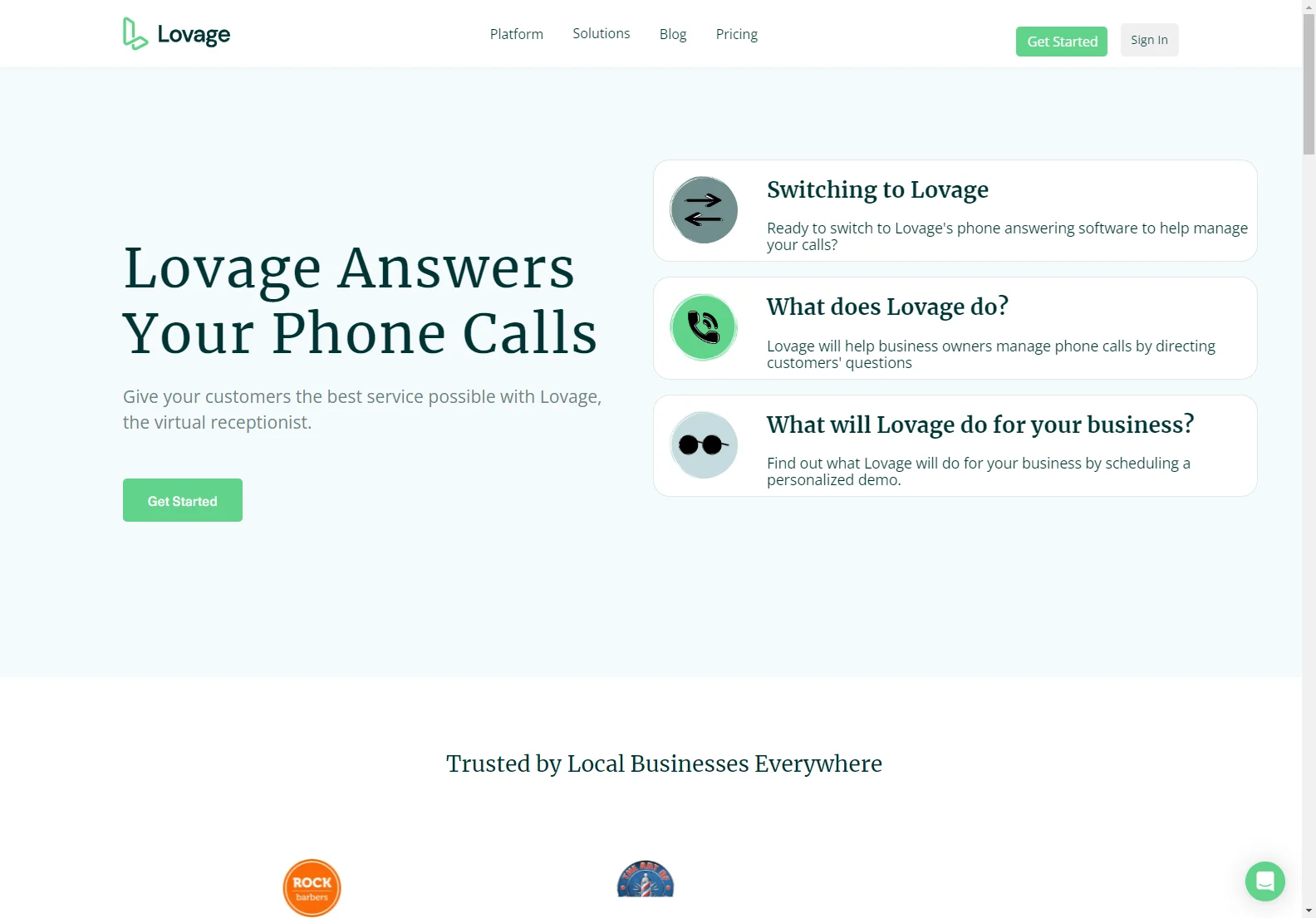 Lovage: Revolutionizing Customer Service with Virtual Receptionist