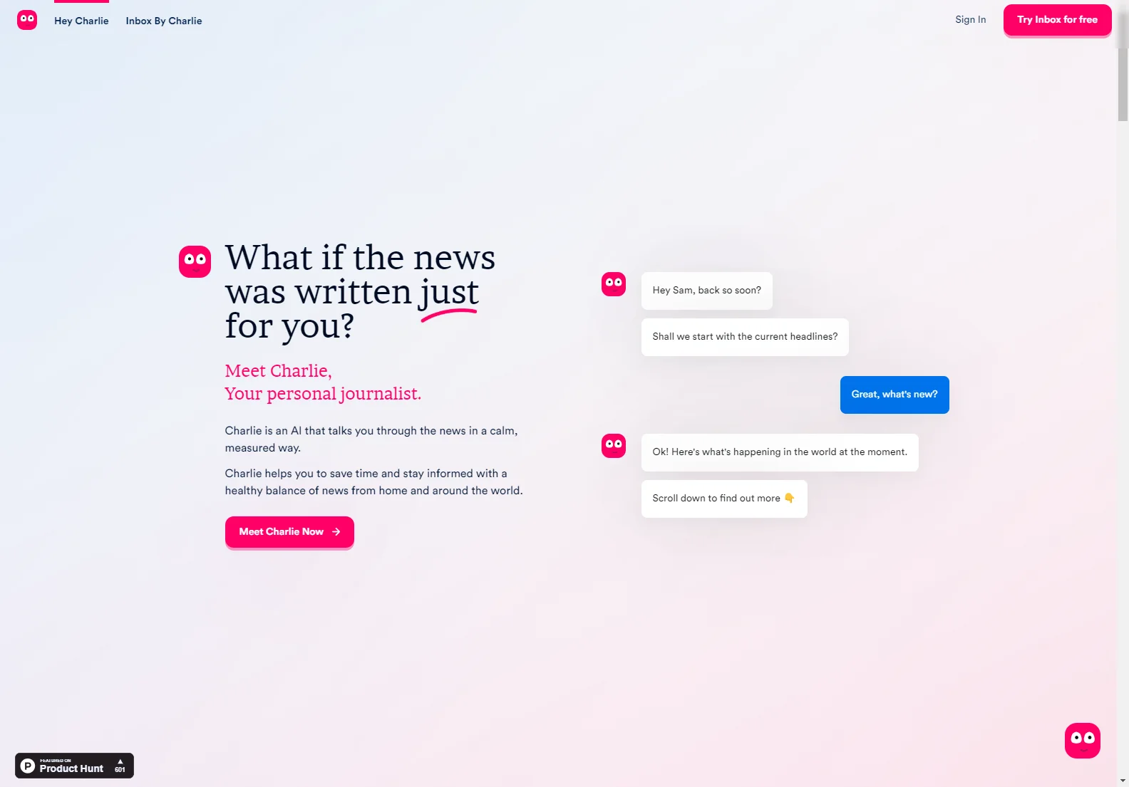 Meet Charlie: Revolutionizing News Consumption with AI