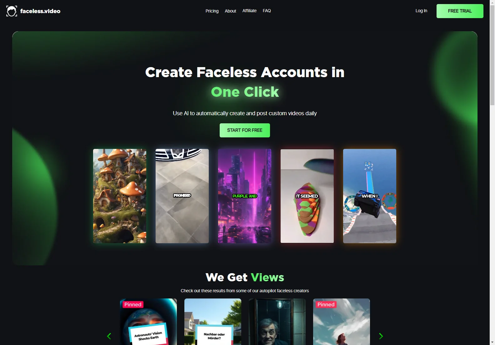 Faceless: AI-Powered Video Generation for Effortless Channel Growth