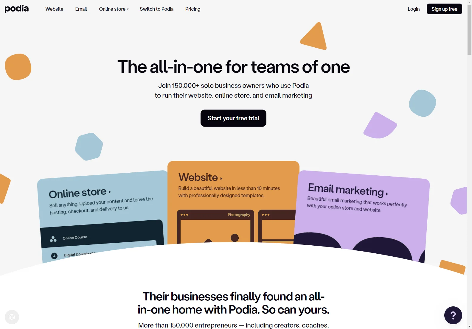 Podia: The All-in-One Platform for Your Website, Products, and Email Marketing