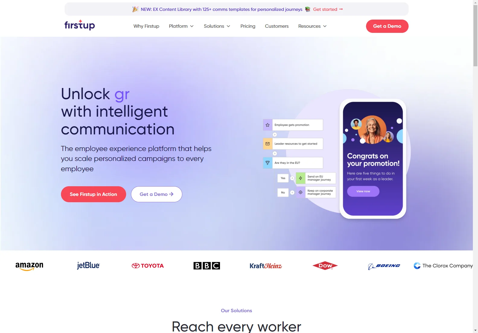 Firstup: Unlock Intelligent Employee Communication