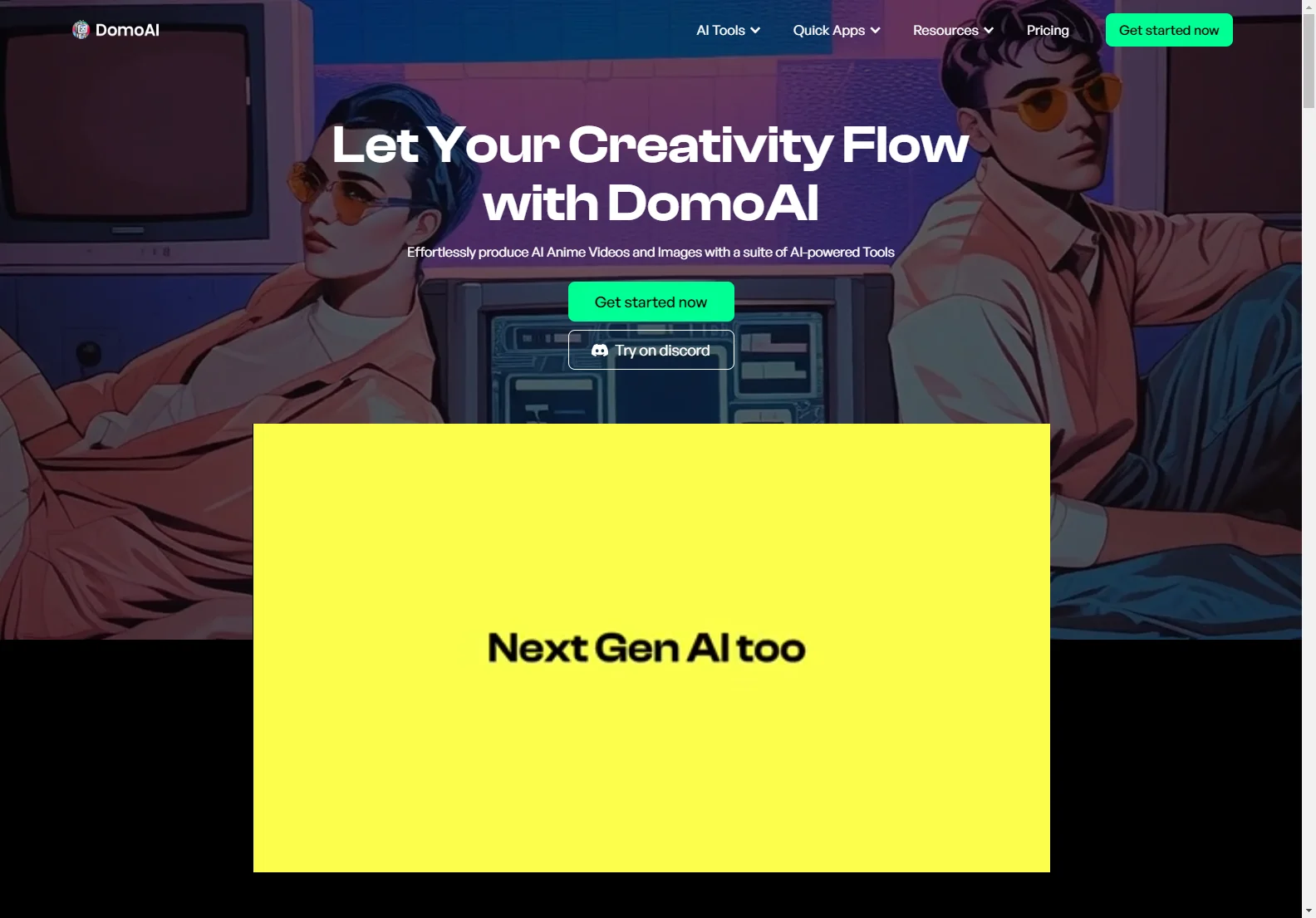 DomoAI: Empowering Creativity with AI Art & Video Generation