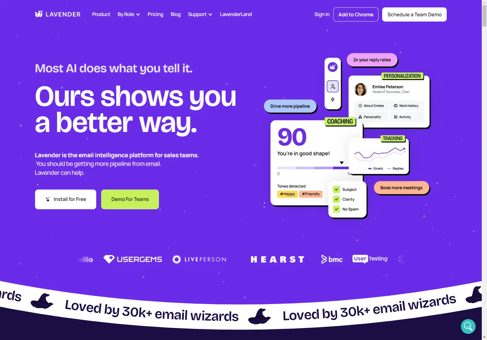 Lavender - Boost Your Email Success with AI