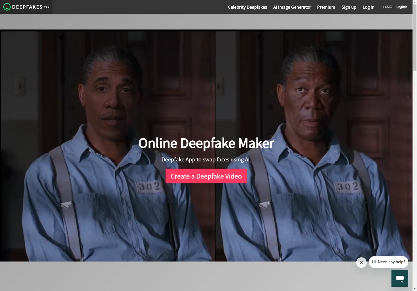 Deepfakes Web: Create Stunning Deepfake Videos Online