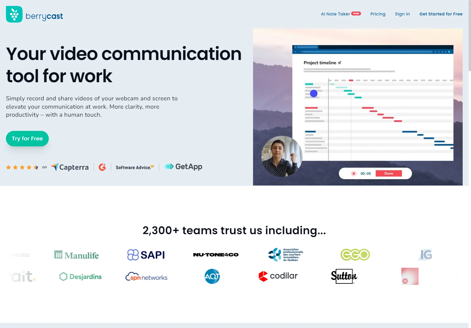 Berrycast: Empowering Mortgage Brokers with Video Messaging