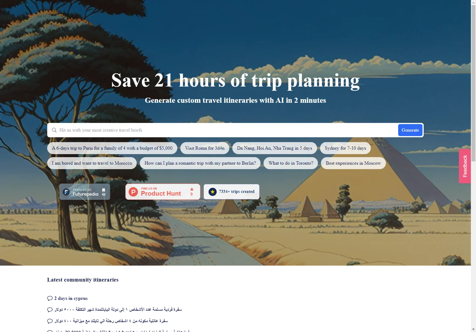 Plantrips: Your AI-Powered Travel Planner for Hassle-Free Itineraries