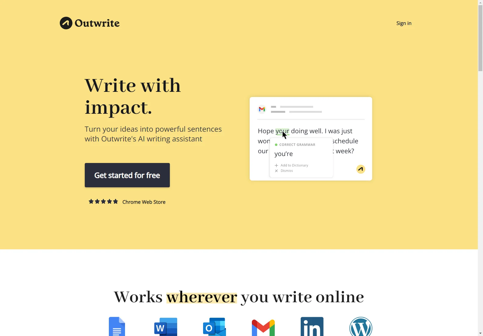 Outwrite - Enhance Your Writing with AI