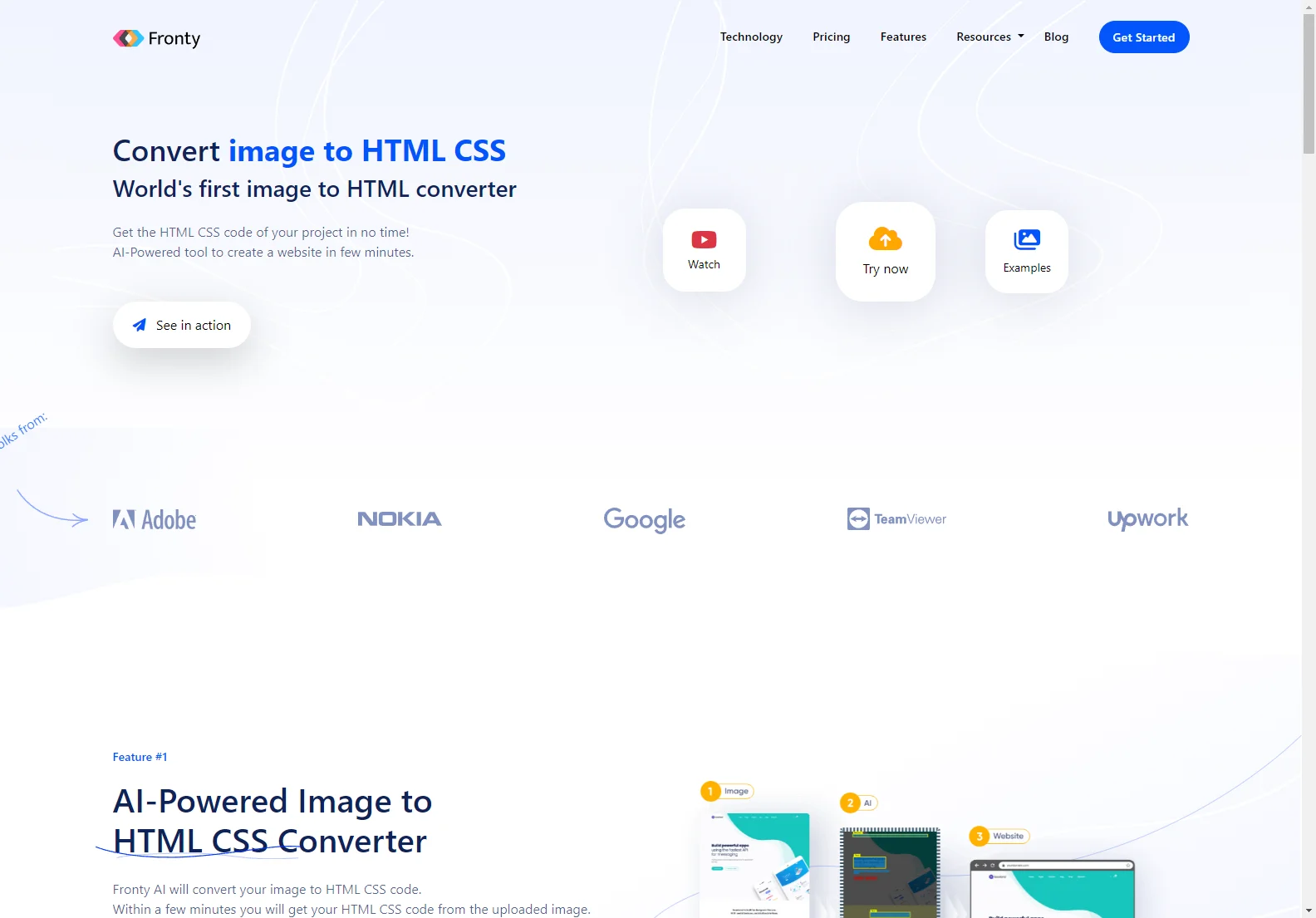 Fronty: Transform Images to HTML CSS with AI-Powered Ease