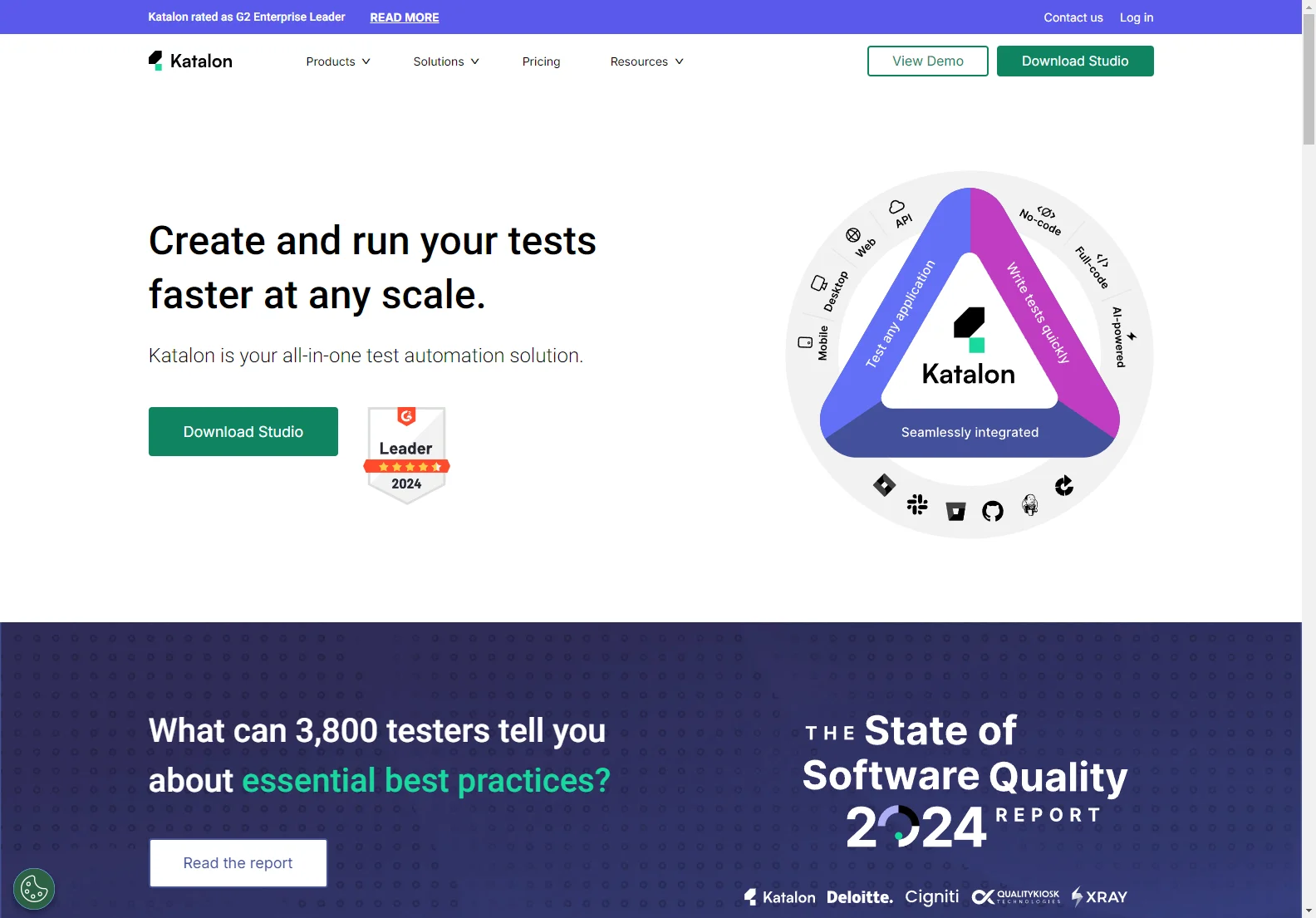 Katalon: AI-augmented Test Automation for Faster and Smarter Testing