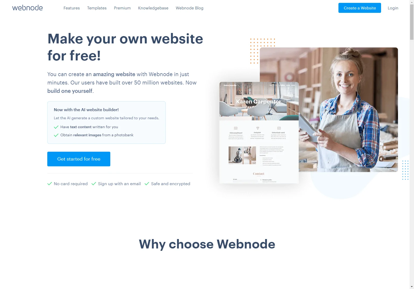 Webnode: Build a Free and Customizable Website with AI