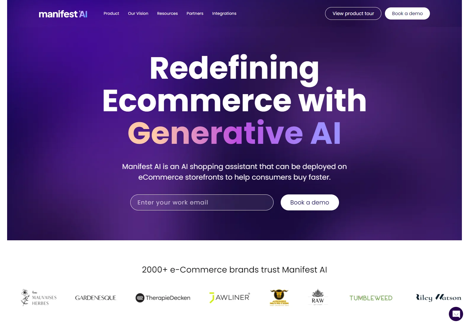 Manifest AI: Your GPT-Powered AI Shopping Assistant for Enhanced Ecommerce Experiences