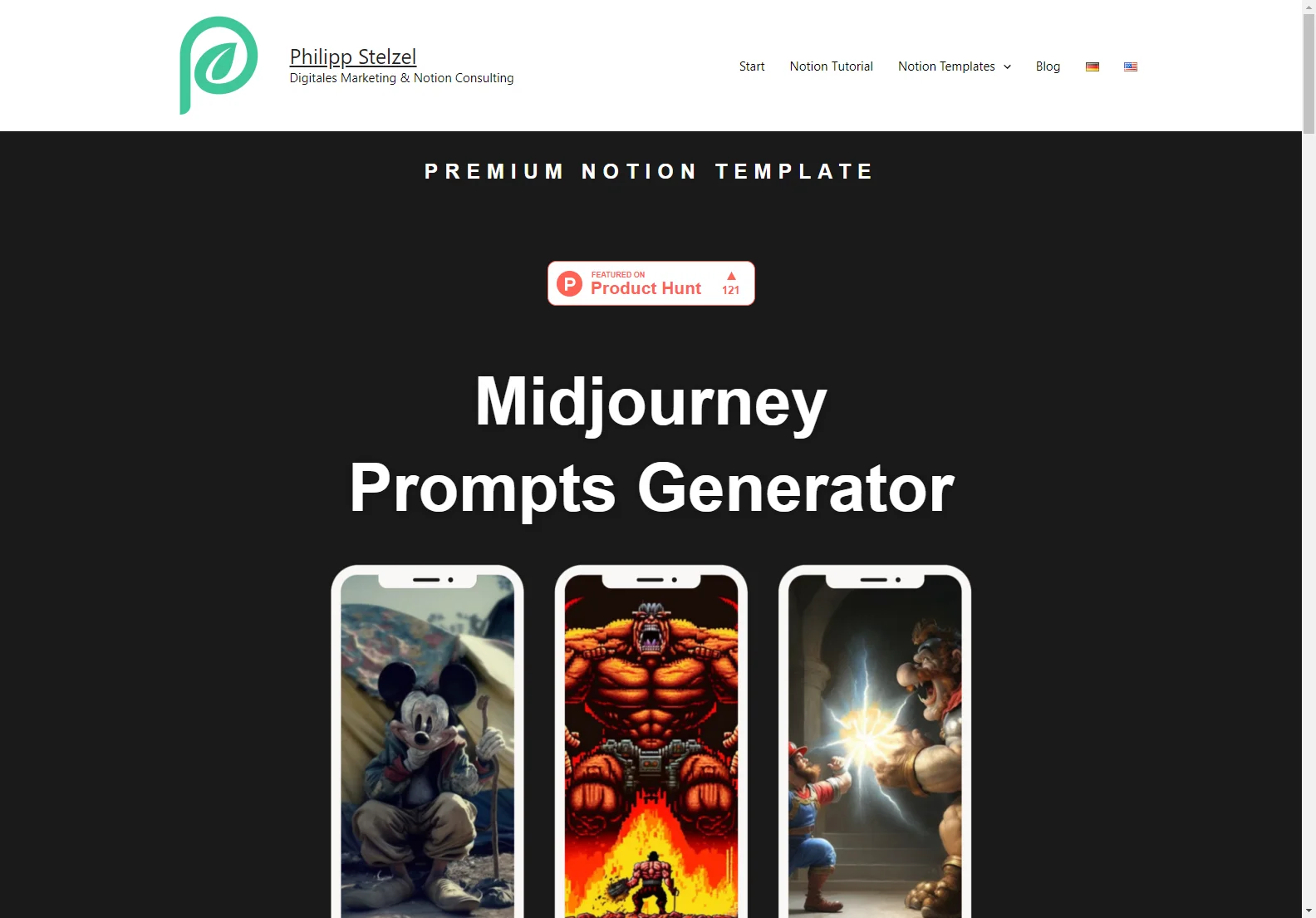 Unleash Creativity with Midjourney Prompts Generator for Notion