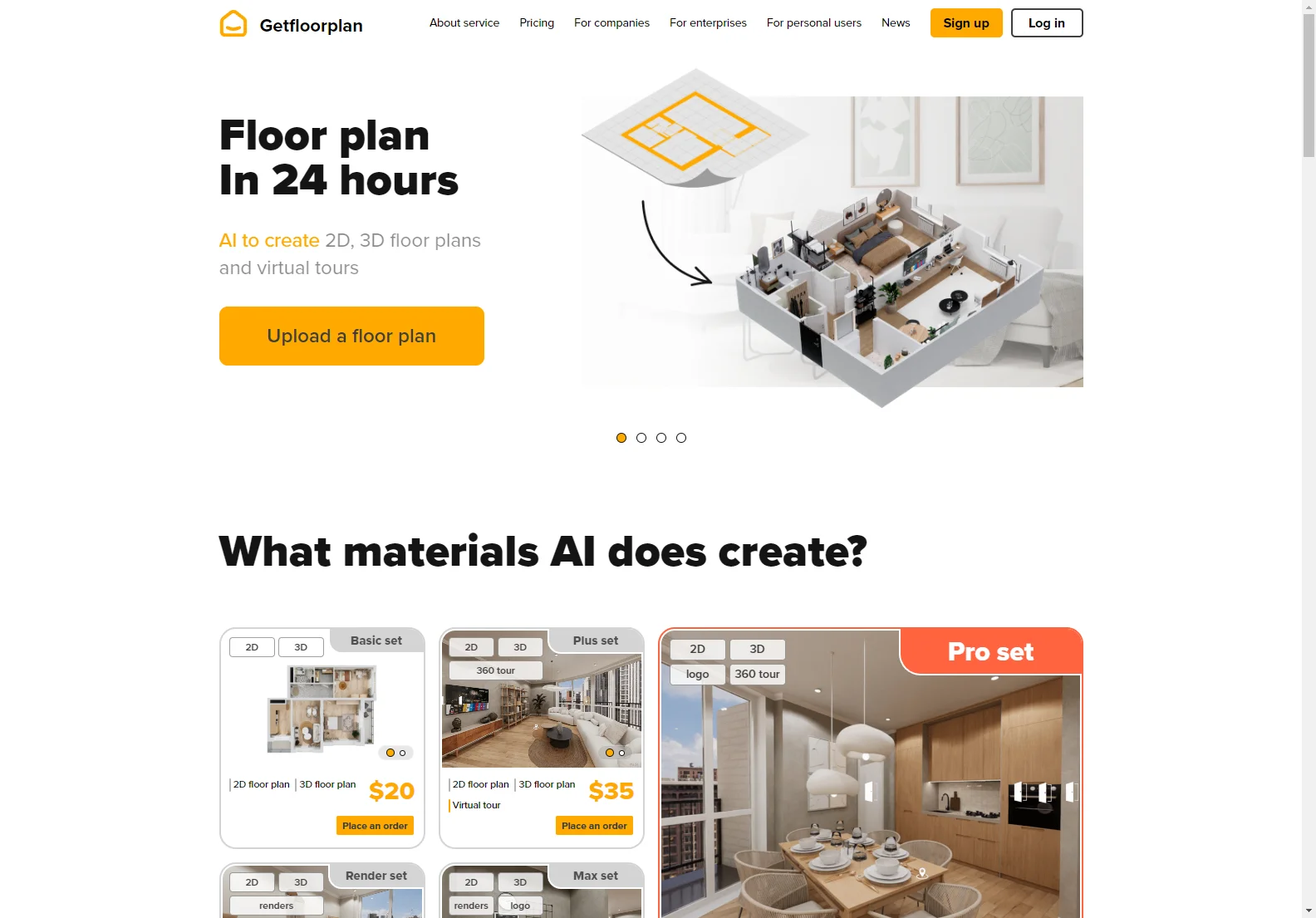 Getfloorplan: AI-Powered Creation of 2D and 3D Floor Plans for Stunning Visuals