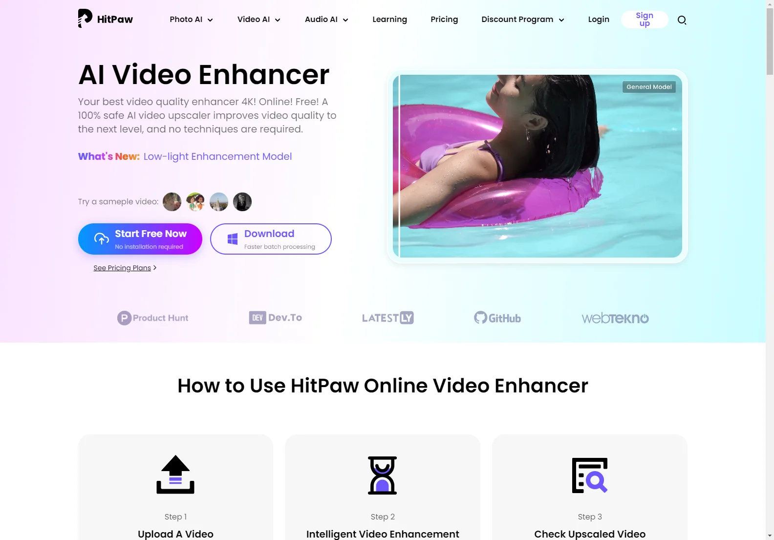 Enhance Your Videos to 4K with HitPaw Online Video Enhancer