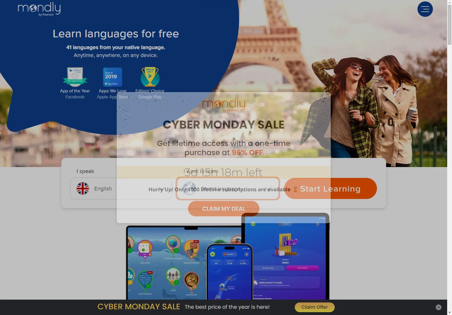 Mondly - Unlock Your Language Learning Potential for Free