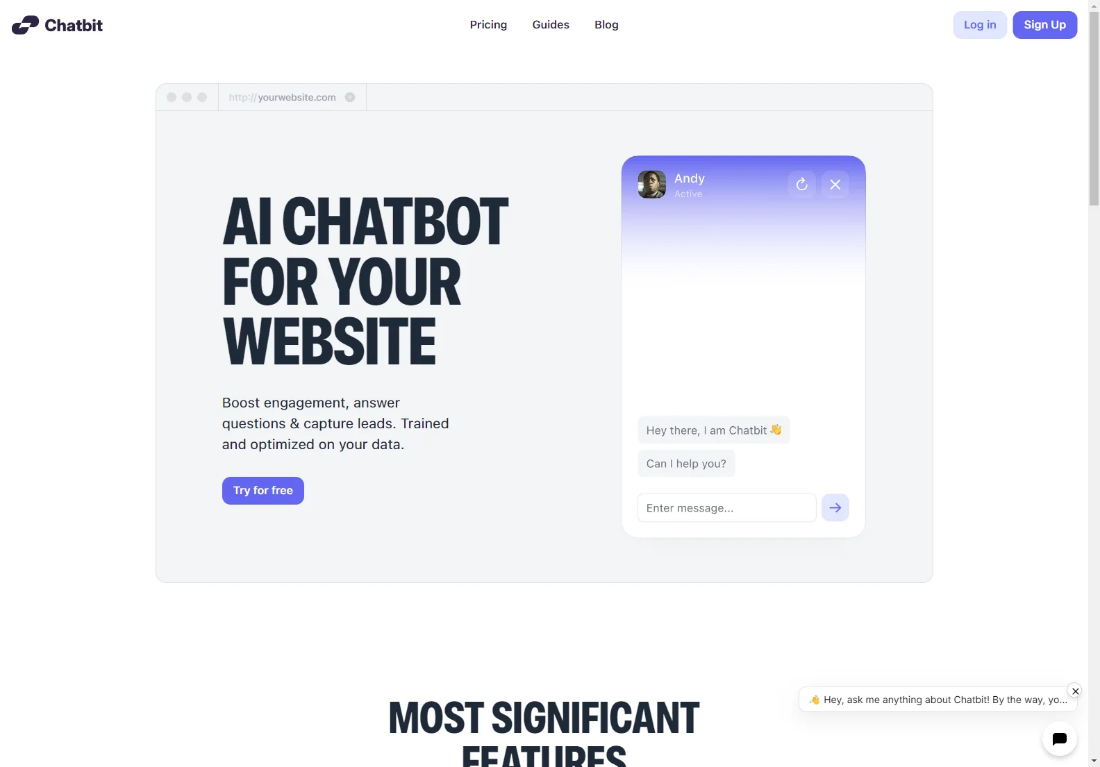 Chatbit: Boost Website Engagement with AI Chatbots