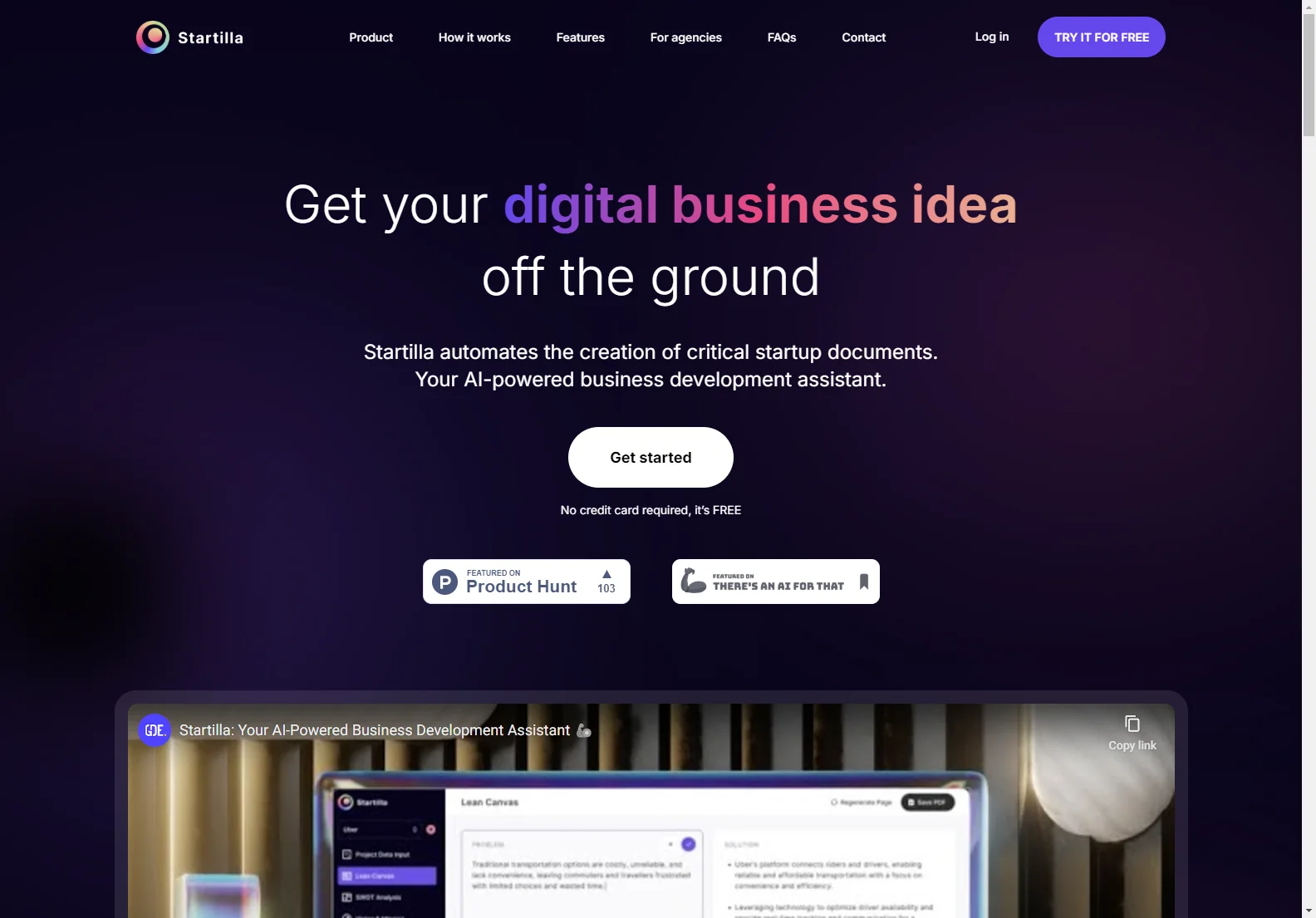 Startilla: Empowering Business Growth with AI