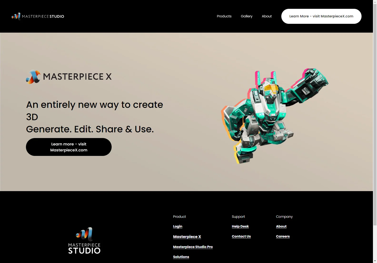 Masterpiece Studio: The Ultimate AI-Powered 3D Creation Tool for All Your Needs