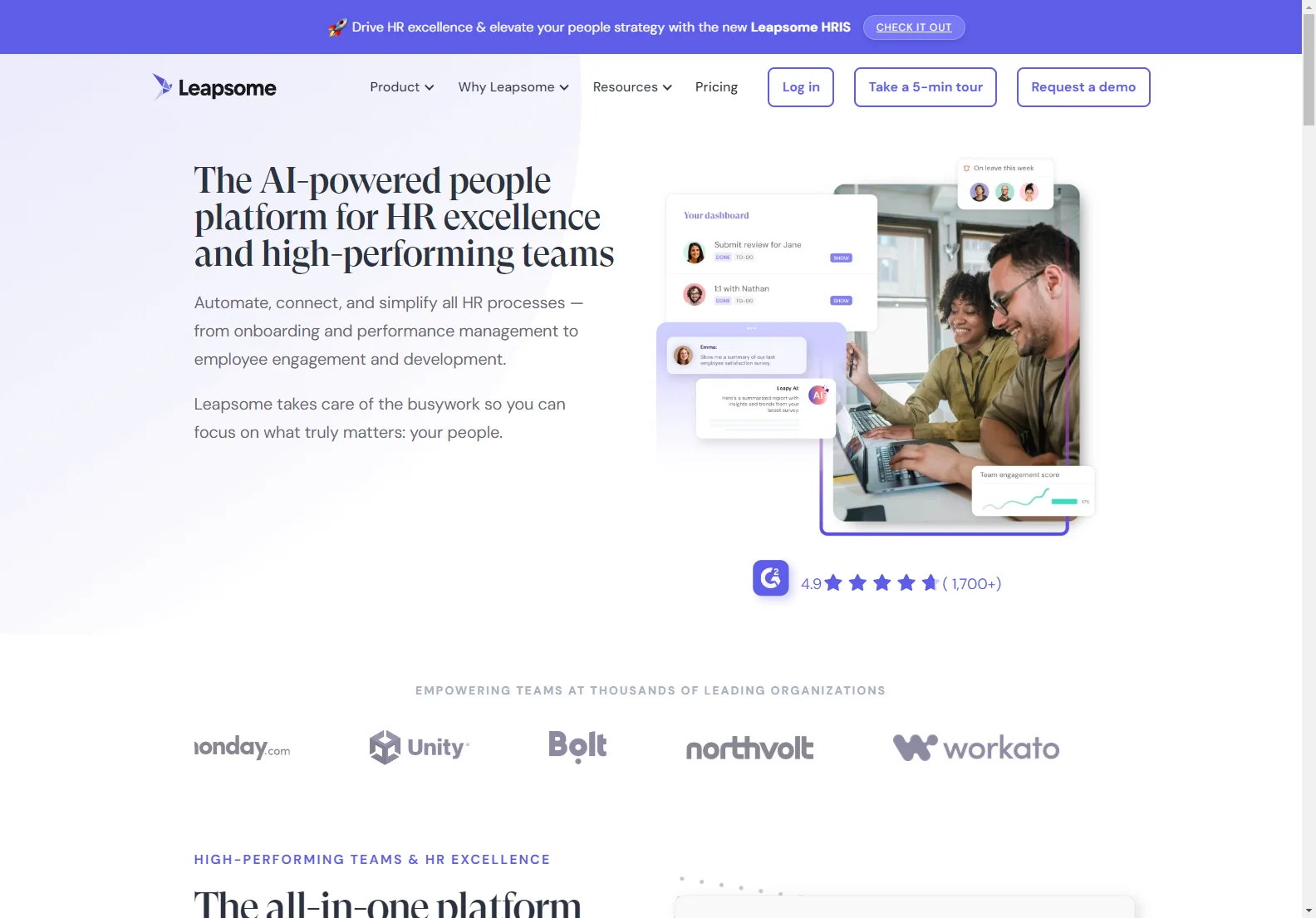 Leapsome: The AI-Powered HR Platform for Team Empowerment