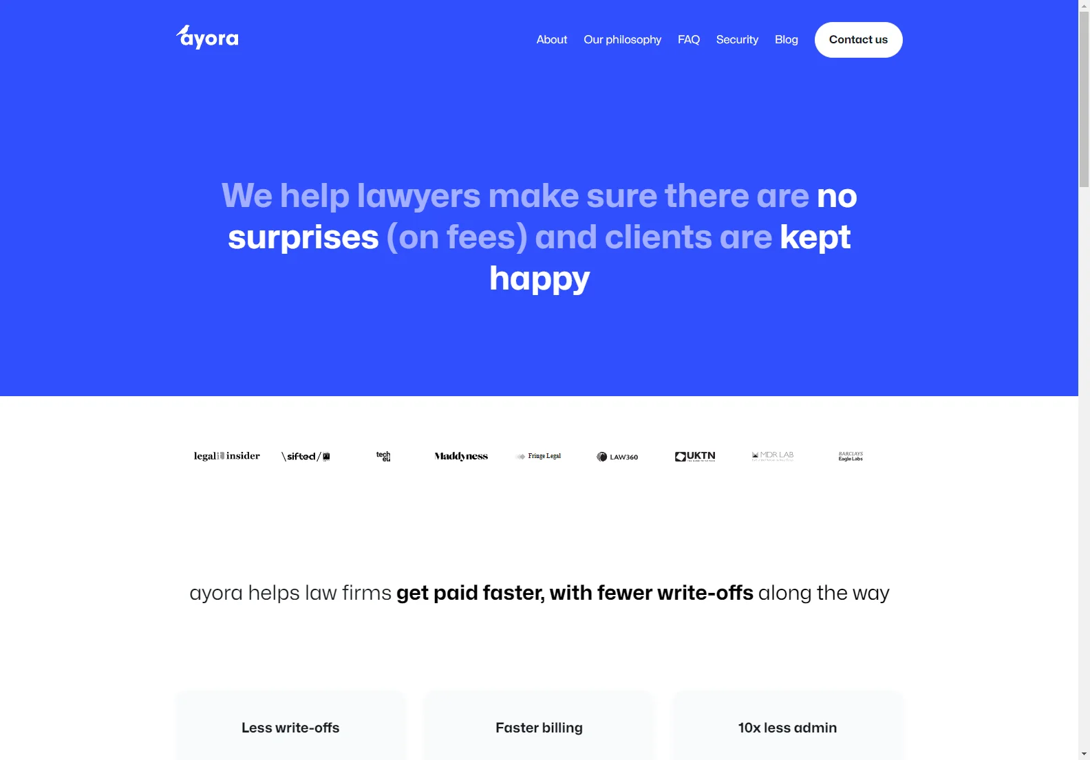 Ayora: Enhancing Legal Revenue Management with AI