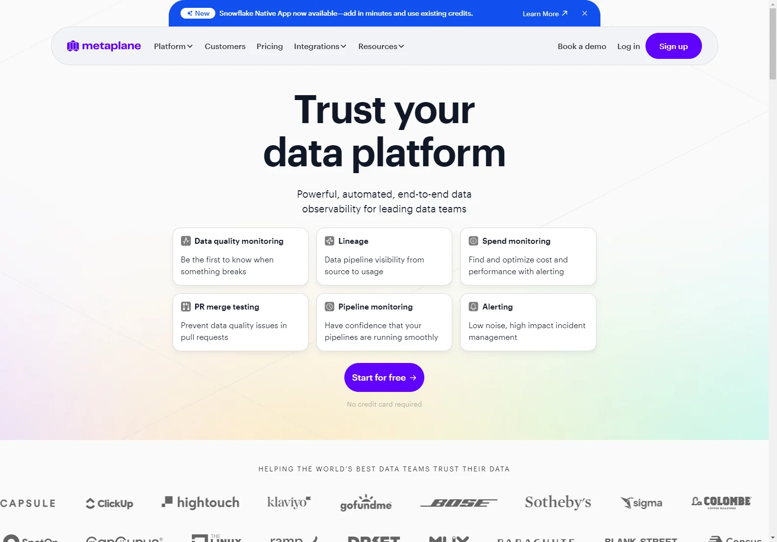 Metaplane: Empowering Modern Data Teams with Data Observability