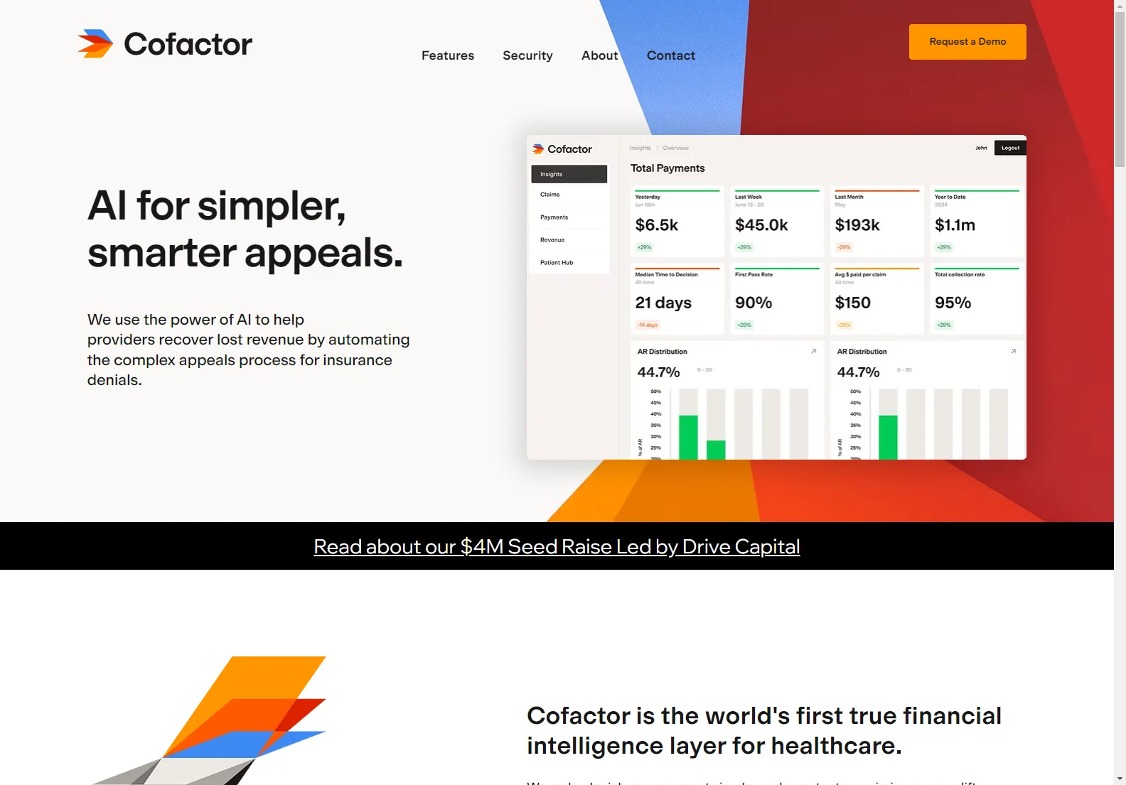 Cofactor AI: Simplifying Insurance Appeals for Maximum Revenue