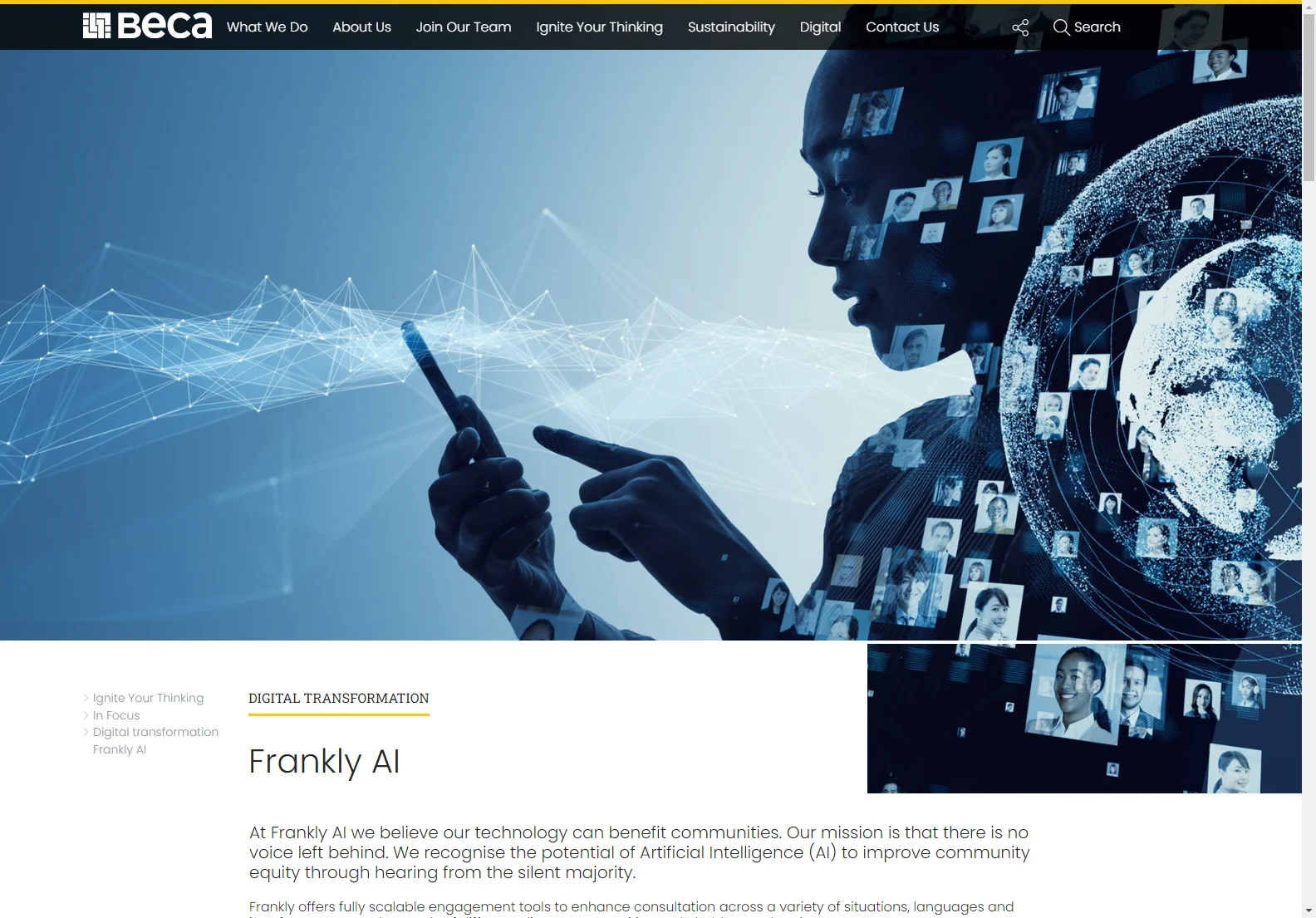 Frankly AI: Enhancing Community Engagement with AI